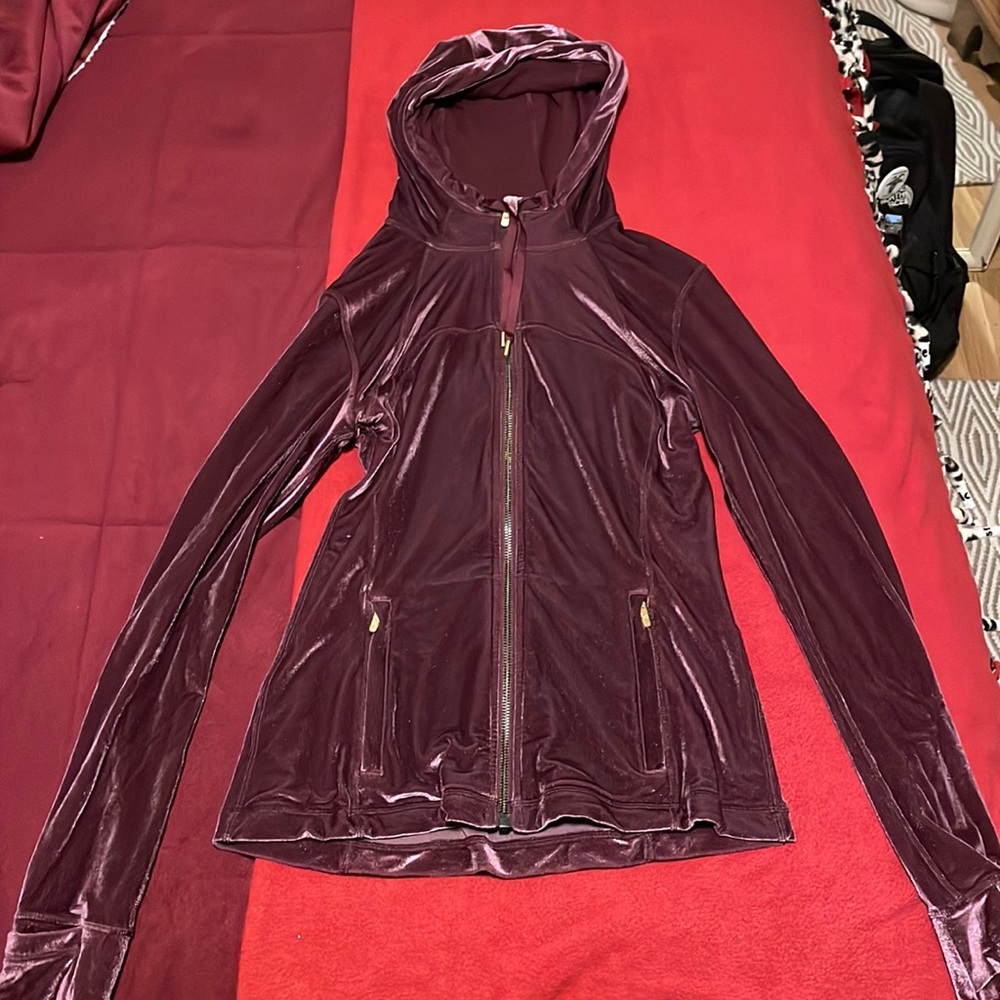 Lululemon Velvet Define Hooded Workout Jacket